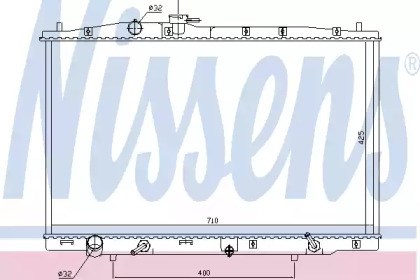 Радіатор основний 681393 NISSENS