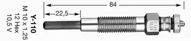 Свічка накалу 6825 NGK