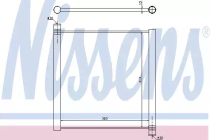 Радіатор охолодження 68451 NISSENS