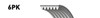 Ремінь кондиціонера 6PK10421059SF GATES