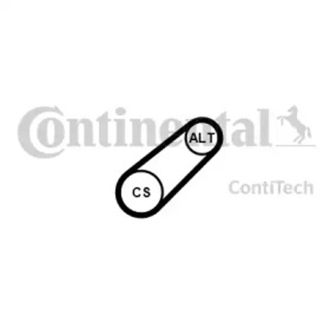 Поліклиновий ремінь 6PK701ELAST CONTINENTAL