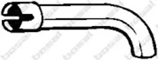 Глушник, задня частина 700021 BOSAL