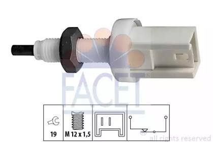 Вимикач сигналу гальмування 71066 FACET