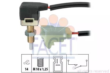 Датчик включення зчеплення 71298 FACET