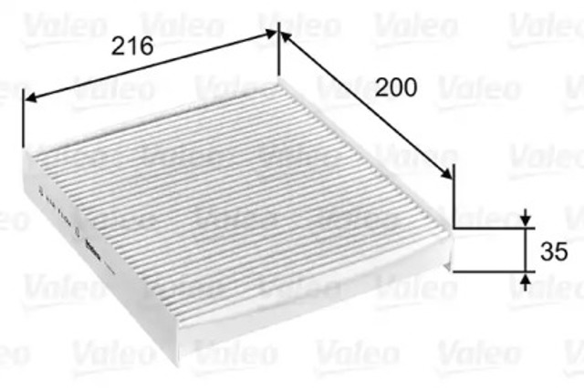 Фільтр пиловий 715746 VALEO