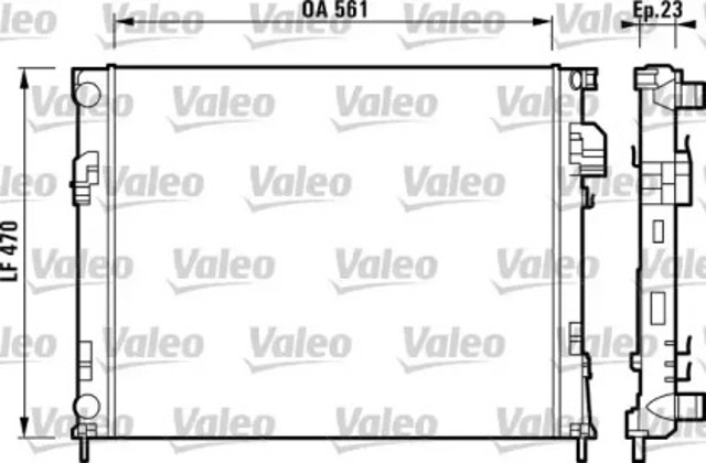 Система охолодження двигуна 732853 VALEO