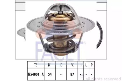 Термостат в корпусі 78268S FACET