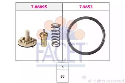 Корпус термостата в зборі 78689 FACET