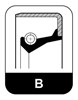 Сальник АКПП/КПП, вихідного/вторинного валу 804940 ELRING