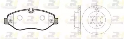 Гальмо дискове переднє Volkswagen Crafter 30-50