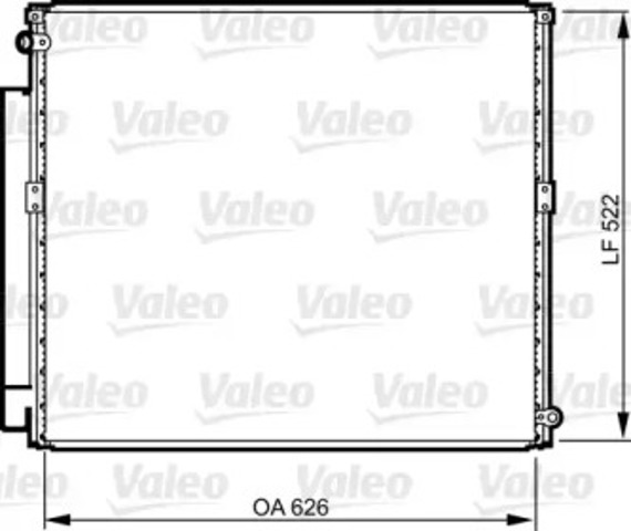 Конденсер 814203 VALEO