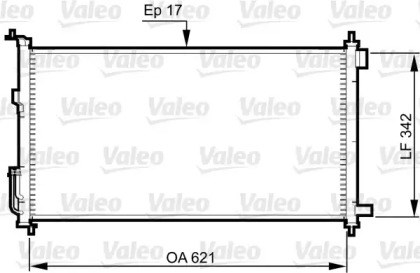 Конденсер 817836 VALEO