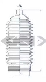 Пильник рейки Хендай Ай 10