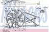 Дифузор радіатора охолодження, в зборі з мотором і крильчаткою 85185 NISSENS