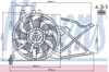 Дифузор радіатора охолодження, в зборі з мотором і крильчаткою 85208 NISSENS