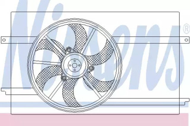 Вентилятор охолодження 85593 NISSENS