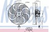 Електровентилятор охолодження в зборі (двигун + крильчатка) 85690 NISSENS