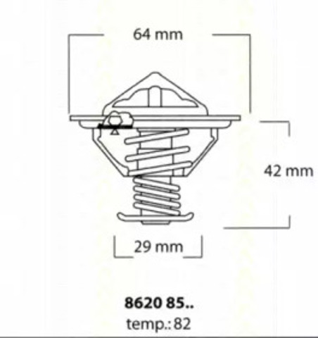 Термостат 86208582 TRISCAN