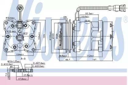 Компресор холодоагенту 89078 NISSENS