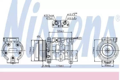 Компресор холодоагенту 89099 NISSENS
