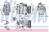 Компресор кондиціонера 89208 NISSENS