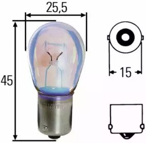 Лампа автомобільна 8GA002073121 HELLA