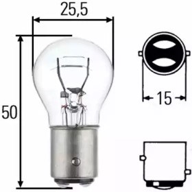 Лампа 8GD002078241 HELLA