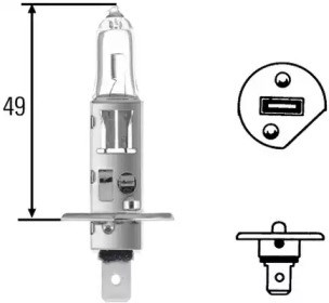 Лампочка галогенна 8GH002089133 HELLA