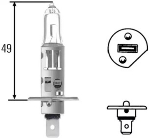 Лампочка галогенна 8GH002089351 HELLA