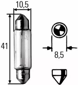 Лампа автомобільна 8GM002091121 HELLA