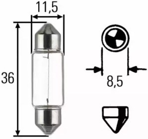 Лампи 8GM002092241 HELLA