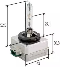 Биксенон 8GS009028311 HELLA