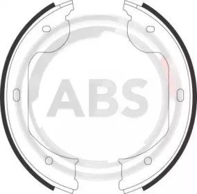 Колодки ручника / стоянкового гальма 9109 ABS