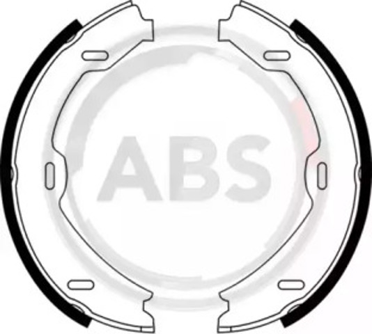 Гальмівні колодки ручника 9140 ABS