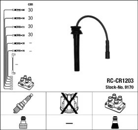 Самовивіз жмеринська 26 (святошин) >>> комплект кабелів високовольтних 9170