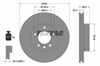 Диск гальмівний передній 92121605 TEXTAR