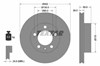 Гальмо дискове переднє 92228603 TEXTAR