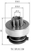 Привід стартера 940113020372 MAGNETI MARELLI