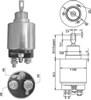 Реле втягує стартера 940113050348 MAGNETI MARELLI