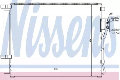 Радіатор кондиціонера 940209 NISSENS