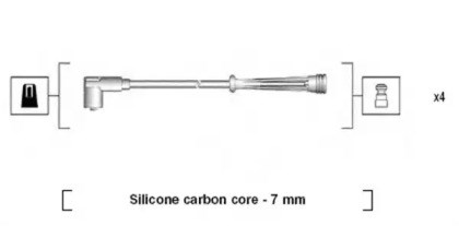 Проводи високовольтні 941145350732 MAGNETI MARELLI