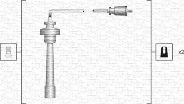 Дроти запалювання 941318111192 MAGNETI MARELLI