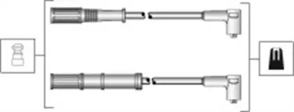 Дроти запалювання 941318111301 MAGNETI MARELLI