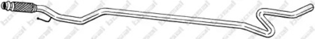 Середній глушник 950101 BOSAL