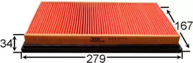 Фільтр повітряний A243PU JS ASAKASHI