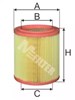 Елемент повітряного фільтра A396 MFILTER