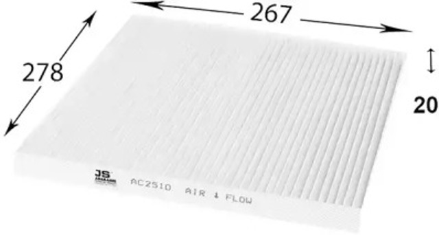 Фільтр повітряний обігрівача AC2510 JS ASAKASHI