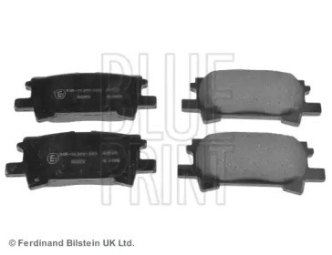 Задні гальмівні колодки ADT342154 BLUE PRINT