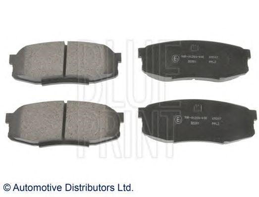 Комплект задніх колодок ADT342176 BLUE PRINT