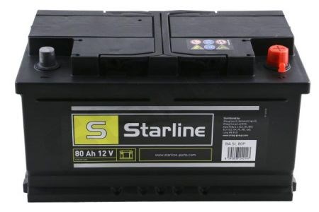Автомобільна батарея BASL80P STARLINE